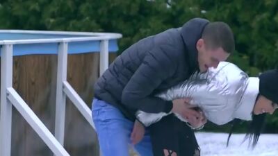 Cock craving bombshell Lexi Layo gets her small tits sucked and her bald pussy filled with cock in a hardcore romp