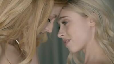 All American hotties Riley Anne and Alexa Grace ditch their bbq to feast on and scissor each others juicy pussies