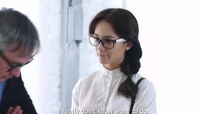 Sweetie gives her teacher sex satisfaction