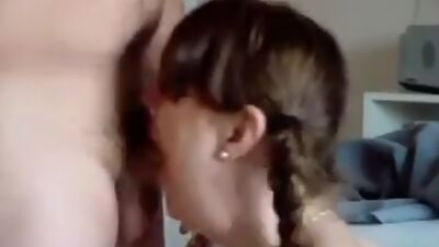 Mature Deepthroat Standing Braided Pigtails