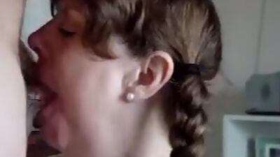 Mature Deepthroat Standing Braided Pigtails