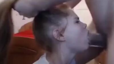 Very Sloppy Deepthroat on Webcam