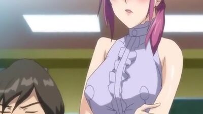 anime slut gets toyed and cums