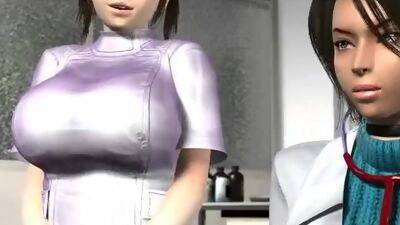 3D anime nurse gets nailed deep