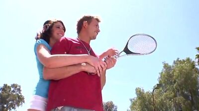 Sex For Sport On The Tennis Court W/ Katie Angel