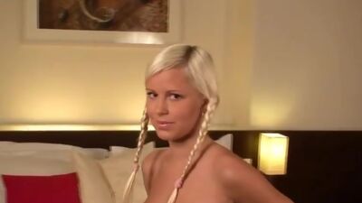 Pigtailed Lola Shows Off Her Cunt part 2