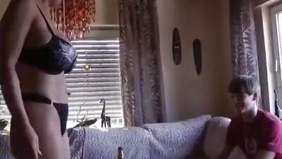 Stunning German Milf with Teen Guy