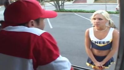 Naughty Cheerleader Kacey Jordan Banged part 1