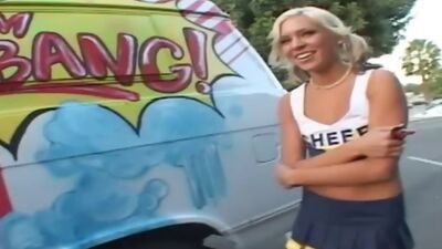 Naughty Cheerleader Kacey Jordan Banged part 1