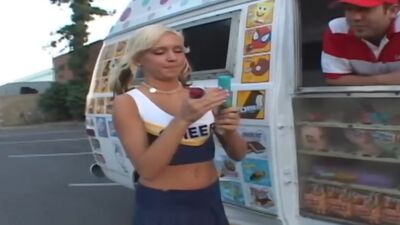 Naughty Cheerleader Kacey Jordan Banged part 1