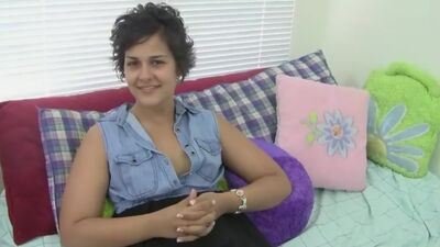 Short Haired Alex Masturbates For Camera part 1