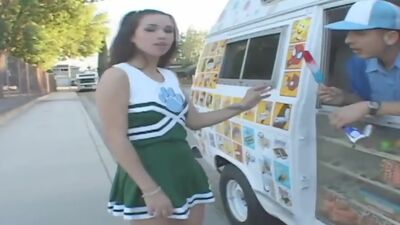Cheerleader Gets Nailed In Ice Cream Truck part 1