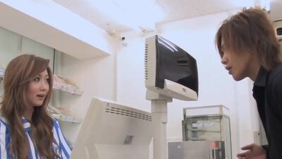 Hibiki Ohtsuki gets fucked at work hardcore