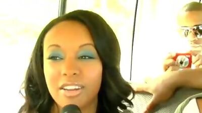 Watch Cashmere heat up in her bikini!