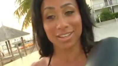 Watch Nikki Hoopz pose for the camera!