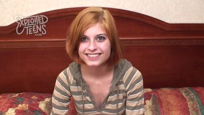 Brand new redheaded teenager gets broken in at ExploitedTeens