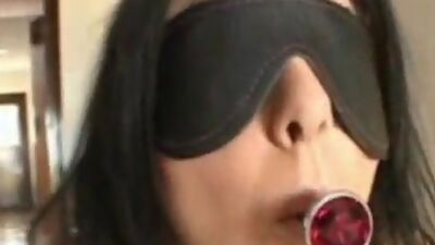 Taryn is torn in two by three cocks!!