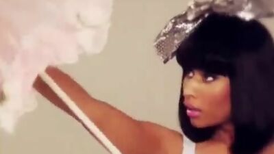 See Nicki Minaj in her tight latex.