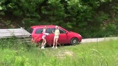 Lesbians In The Woods part 1