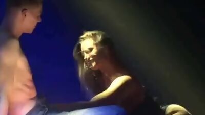 Spicy witch in erotic performance