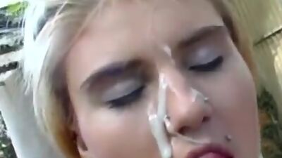 Blonde is picked up and screwed