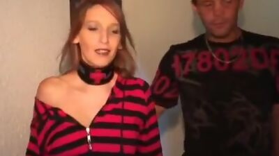 Doll gets three dicks in holes