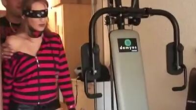 Doll gets three dicks in holes