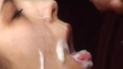 Whore sucks cock on the road