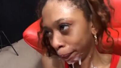 Kinky babe sucks and gets penises