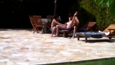 Pool orgy with Papy invited