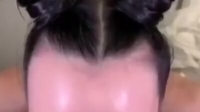 Happy girlfriend blowing and masturbating cock in real homemade video