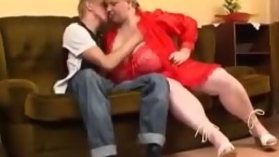 Chubby blonde is fucked