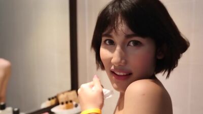 19yo shy Thai shemale loves getting fucked by foreign cock