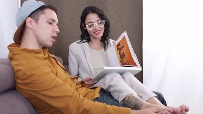 Fucking sexy nerdy brunette2