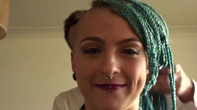 Inked subslut Orion Starr tormented before intense hammering