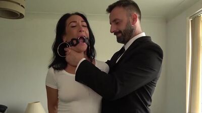 Kinky Ella Bella got her holes drilled