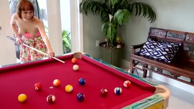 Mofos - Real Slut Party - Two Babes Play Strip Pool starring Zaya Cassidy and Adessa Winters