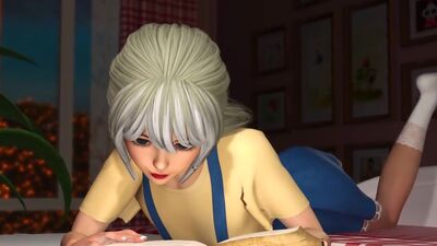 Hot sex! Horny beautiful fairy and gnome in the village