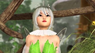 Hot sex! Horny beautiful fairy and gnome in the village