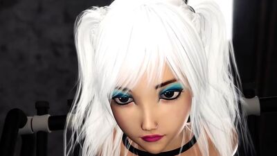 Hard fuck for horny Japanese college girl slave in the military base camp