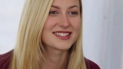 Alexa Grace on the casting couch.