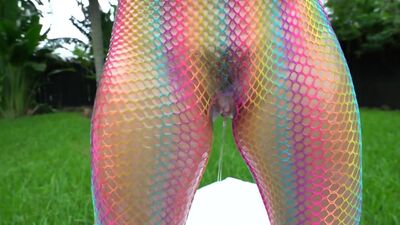 Soaking Rainbow Fishnets