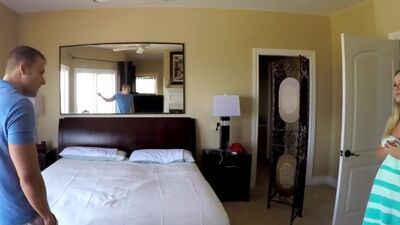 Step Brother Caught Peeping By Step Sister By The Pool