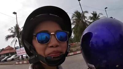 Amateur teen couple public sex on an island in Thailand