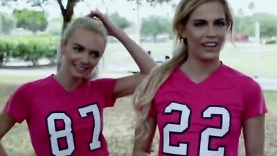 Banging soccer chicks in foursome and filming it
