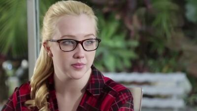 A lesbian teen pussy licking her straight blonde classmate