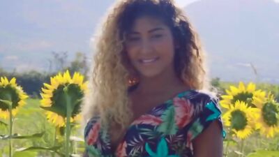 Curvy Latina enjoys a big cock on photo shoot