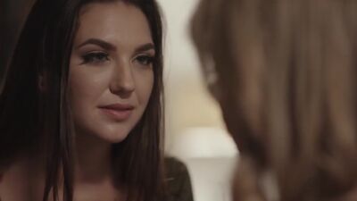 Busty shemale Casey Kisses licks n fuck her bfs big tits sis