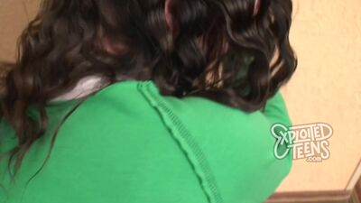 Petite teen stars in her debut amateur video