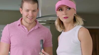 Stepbro gets a hole in one with his teen stepsister Chloe Temple
